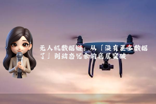 无人机数据链：从「没有更多数据了」到动态冗余的底层突破